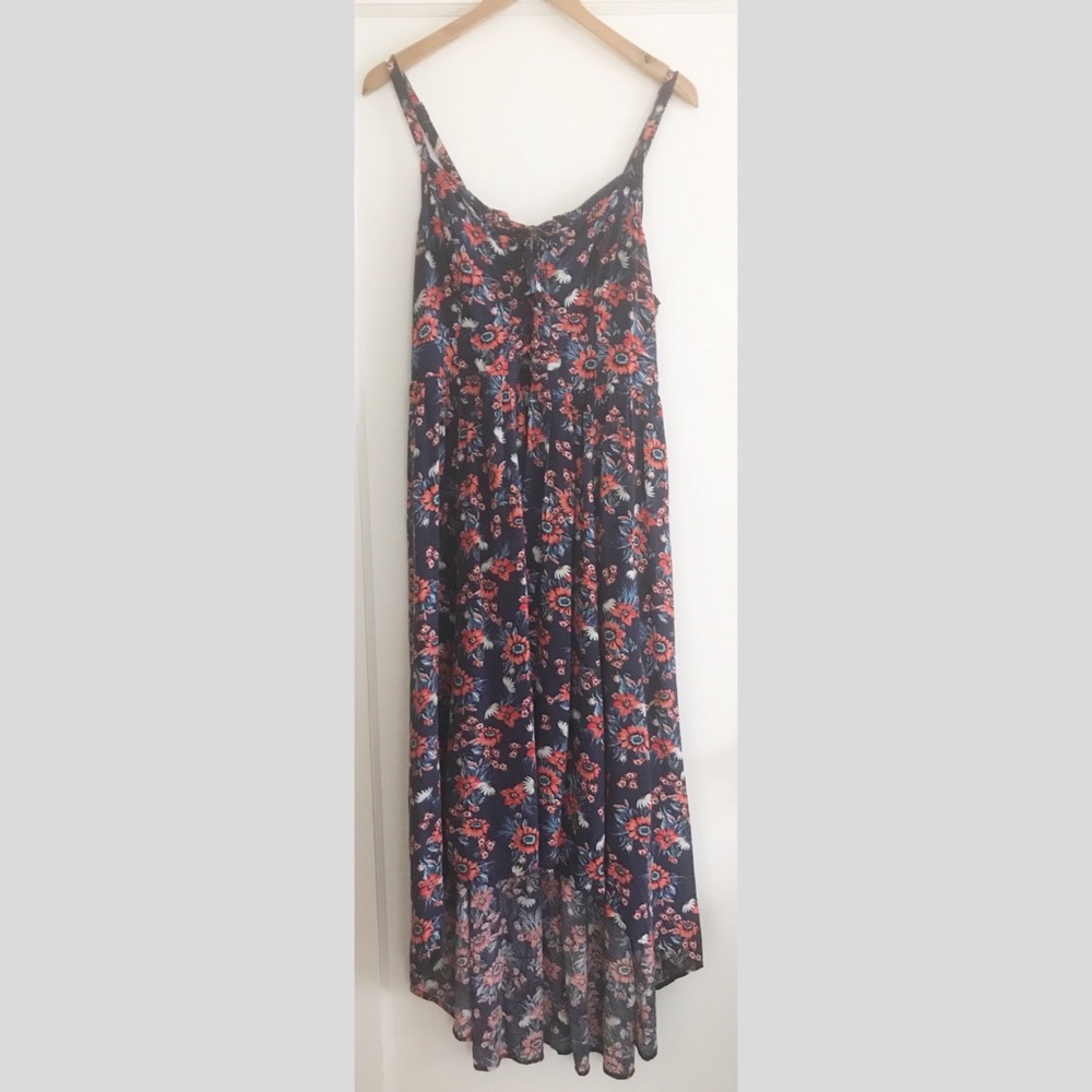Torrid | Maxi Asymmetrical Blue Dress 2